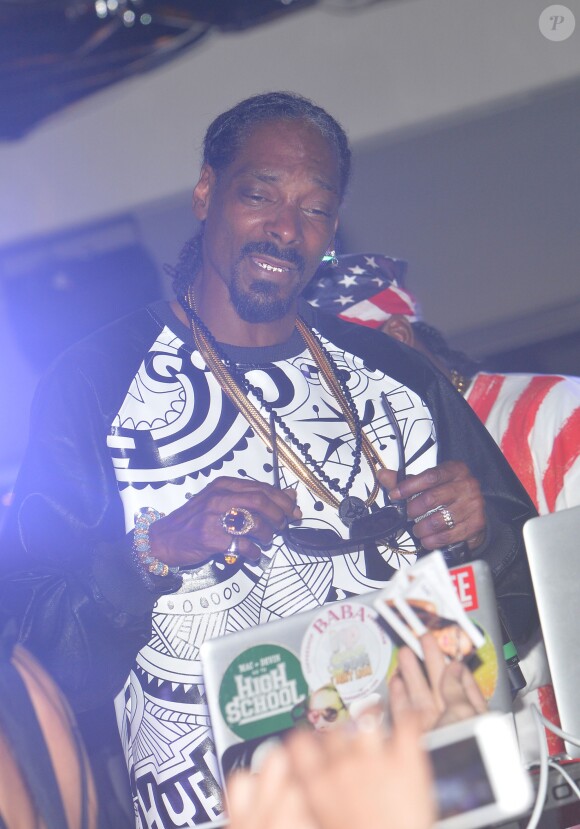 Exclusif - Showcase du rappeur Americain Snoop Dogg au Vip Room à Cannes le 22 mai 2014. Exclusive -