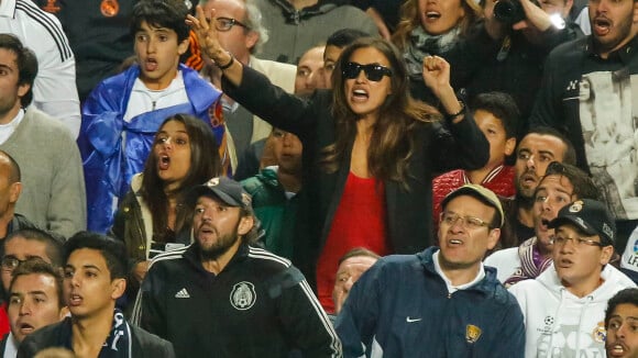 Real-Atlético Madrid : Irina Shayk, supportrice exaltée de son Cristiano Ronaldo