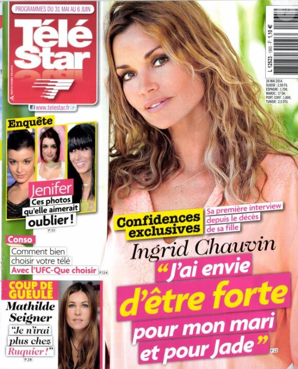 Magazine Télé Star du 31 mai au 6 juin 2014.