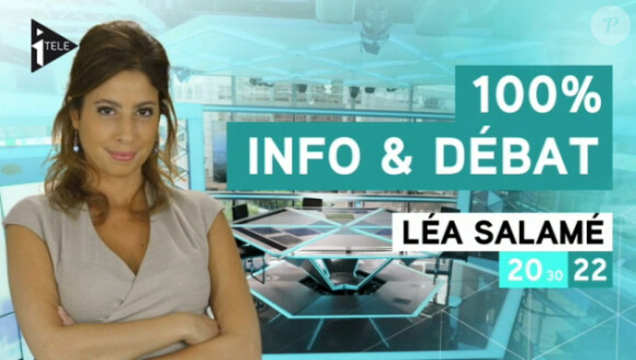 Léa Salamé aux commandes de 100% Info & Débat sur i-Télé