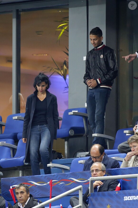 Rachida Dati - People au match amical France - Norvège au Stade de France à Saint-Denis le 27 mai 2014.