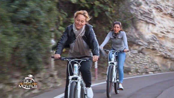 Giulia et Corinne, à vélo en Corse (Qui veut épouser mon fils ? saison 3 - épisode 6 du vendredi 30 mai 2014.)