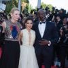 Cate Blanchett, America Ferrera et Djimon Hounsou - Montée des marches du film " How To Train Your Dragon 2" lors du 67 ème Festival du film de Cannes – Cannes le 16 mai 2014.