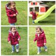  Jade Foret dévoile une photo de Liva. La petite fille joue dans le jardin. Mai 2014. 