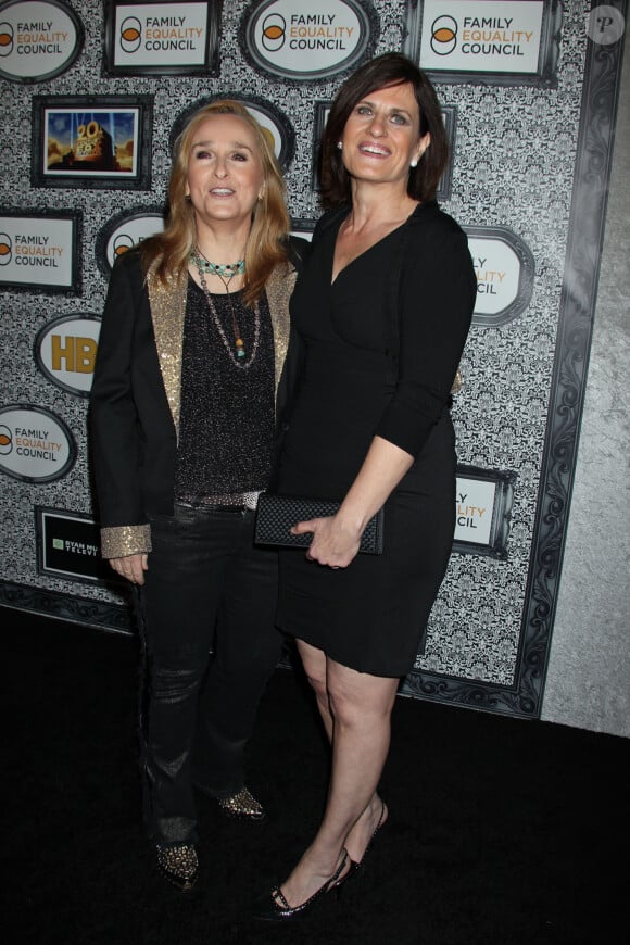 Melissa Etheridge et Linda Wallem, à Universal City, le 8 février 2014.