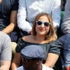Marilou Berry assiste au match entre Rafael Nadal et Leonardo Mayer aux Internationaux de France de tennis de Roland Garros à Paris, le 31 mai 2014.