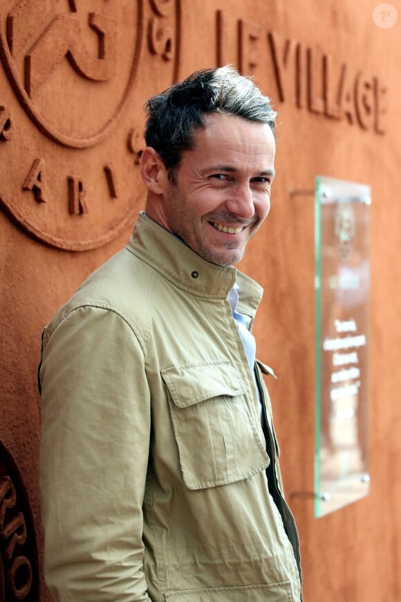 Julien Boisselier pose au village de Roland-Garros, à Paris, le 31 mai 2014.