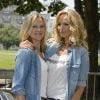 Natalia Sklenarikova (soeur d' Adriana) et Adriana Karembeu - 15e Rallye des Princesses à Paris - Journée des vérifications des voitures, Esplanade des Invalides. Paris, le 31 mai 2014