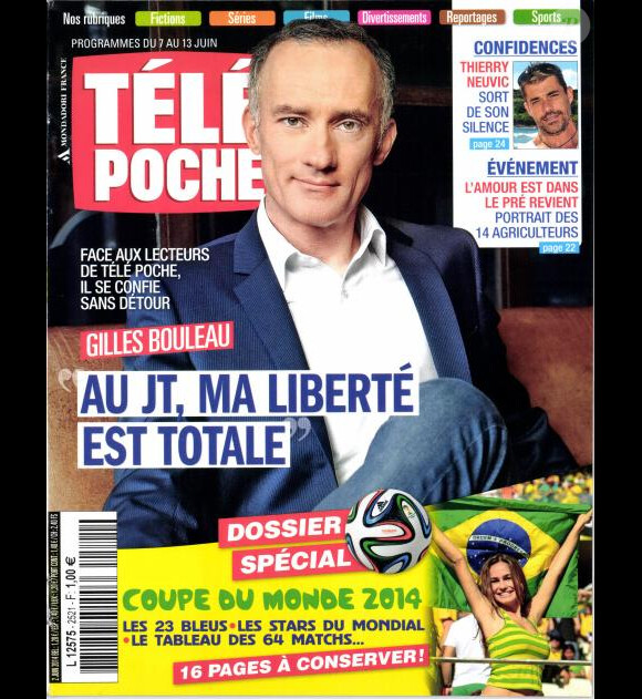 Magazine Télé Poche du 7 au 13 juin 2014.