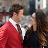 Armie Hammer et sa femme Elizabeth Chambers, ici à Londres le 21 juillet 2013, attendent leur premier enfant.