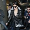 Kim Kardashian arrive à l'aéroport de Los Angeles après un séjour de deux semaines en Europe, entre Paris, Cork en Irlande, et Prague. Le 1er juin 2014.