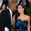 Kanye West et Kim Kardashian lors du Met Ball à New York, le 5 mai 2014.