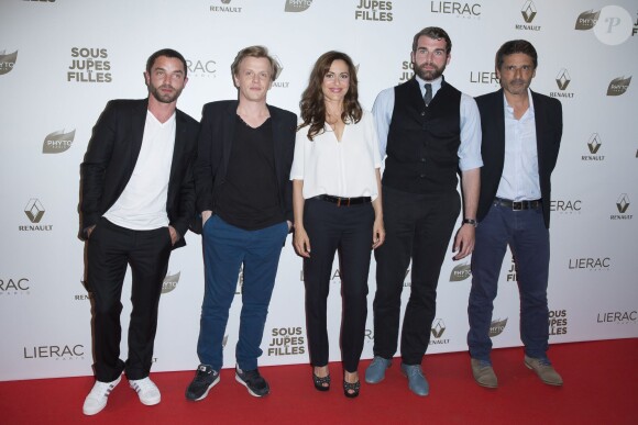 Guillaume Gouix, Alex Lutz, Audrey Dana, Stanley Weber et Pascal Elbé - Avant-première du film "Sous les jupes des filles" à Paris le 2 juin 2014.