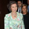 La reine Sofia d'Espagne au siège des Nations unies à New York le 3 juin 2014