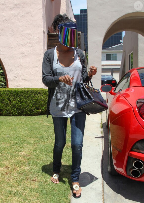 V. Stiviano dans les quartiers de Beverly Hills, le 1er mai 2014.