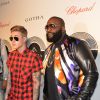 Exclusif - Justin Bieber et Rick Ross lors du showcase de Rick Ross au Gotha Club de Cannes, le 19 mai 2014. 