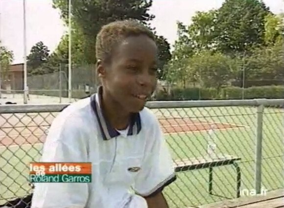 Gaël Monfils à 11 ans dans un reportage que lui consacre France Télévisions