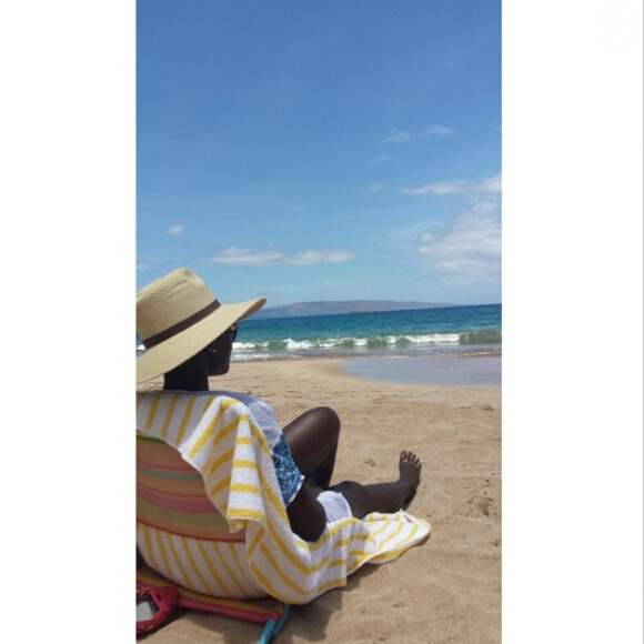 Lupita Nyong'o à Hawaï profite du soleil - juin 2014