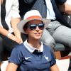 Najat Vallaud-Belkacem assiste à la finale dame des Internationaux de France de tennis de Roland Garros à Paris le 7 juin 2014