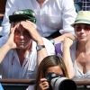 Jacques Weber et Zabou Breitman assistent à la finale dame des Internationaux de France de tennis de Roland Garros à Paris le 7 juin 2014