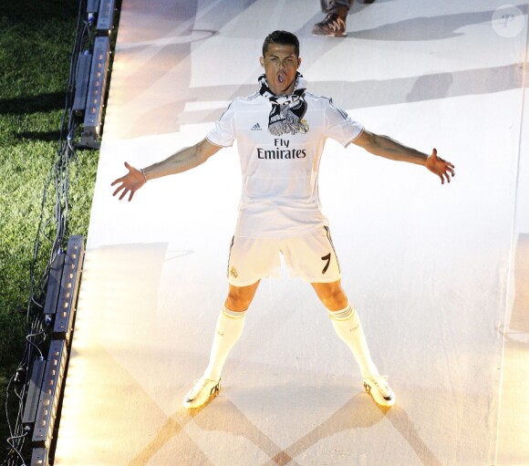 Cristiano Ronaldo à Santiago Bernabeu. Madrid, le 25 mai 2014.