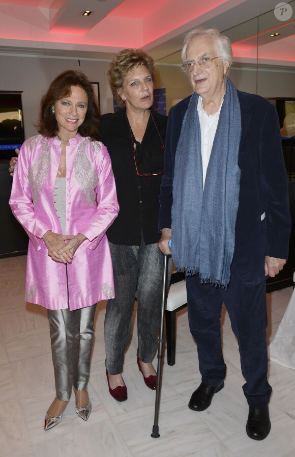 Jacqueline Bisset, Sophie Dulac (présidente du festival) et Bertrand Tavernier lors de la soirée d'ouverture du 3ème Champs-Elysées Film Festival 2014 à Paris, le 10 juin 2014.