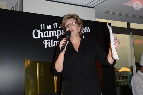 Sophie Dulac (présidente du festival) lors de la soirée d'ouverture du 3ème Champs-Elysées Film Festival 2014 à Paris, le 10 juin 2014.