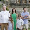 La famille royale de Danemark s'est réunie au château de Cayx (Lot), en France, le 11 juin 2014 autour du prince Henrik pour fêter ses 80 ans.