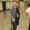 Raymond Domenech lors de son arrivée à Rio de Janeiro, le 11 juin 2014 pour commenter la Coupe du monde