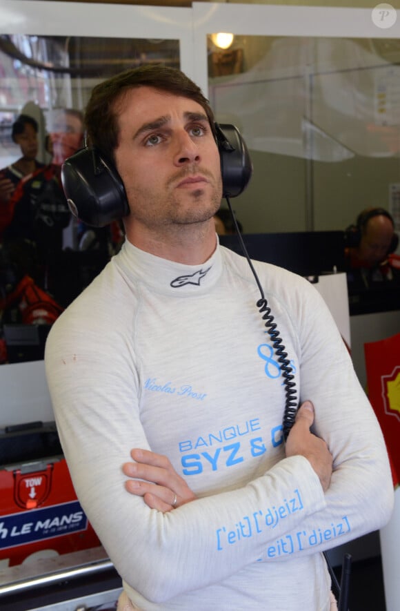 Nicolas prost lors des qualifications aux 24H du Mans, le 11 juin 2014 sur le circuit de la Sarthe