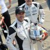 Patrick Dempsey lors de la présentation des équipes qui participeront aux 24H du Mans, le 8 juin 2014 au Mans
