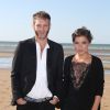 Paul Hamy et Flore Bonaventura lors du festival du film romantique de Cabourg, le 13 juin 2014.