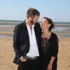 Paul Hamy et Flore Bonaventura lors du festival du film romantique de Cabourg, le 13 juin 2014.