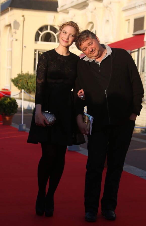 Hande Kodja et Yvan Lemoine lors du festival du film romantique de Cabourg, le 13 juin 2014.