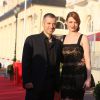 Elodie Frégé et Bruno Putzulu lors du festival du film romantique de Cabourg, le 13 juin 2014.
