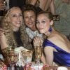 Franca Sozzani, Francesca Ruffini, Beatrice Borromeo lors du dîner "Convivio 2014" à Milan, le 12 juin 2014.