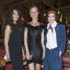 Afef Jnifen, Eva Herzigova, Stefania Rocca lors du dîner "Convivio 2014" à Milan, le 12 juin 2014.