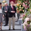 Le prince Albert II de Monaco et la princesse Caroline de Hanovre ont procédé le 14 juin 2014 à la réouverture de la Roseraie Princesse-Grace et assisté au 47e concours international de bouquets. Deux semaines après l'annonce officielle de sa grossesse, la princesse Charlene était également présente, pour baptiser une rose à son nom.
