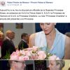 La princesse Charlene de Monaco, enceinte de son premier enfant avec le prince Albert, était présente le 14 juin 2014 pour la réouverture de la Roseraie Princesse-Grace en principauté. Deux semaines après l'annonce officielle de sa grossesse, elle a procédé au baptême d'une rose à son nom, blanche aux reflets saumonés.