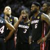 Le Heat de Miami ont subi la foudre des Spurs de San Antonio (104-87), lors du match 5 des finales NBA, le 15 juin 2014 à San Antonio