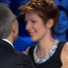 Natacha Polony : Laurent Ruquier fait ses adieux à sa chroniqueuse, lors de sa dernière dans On n'est pas couché, le samedi 14 juin 2014, sur France 2
