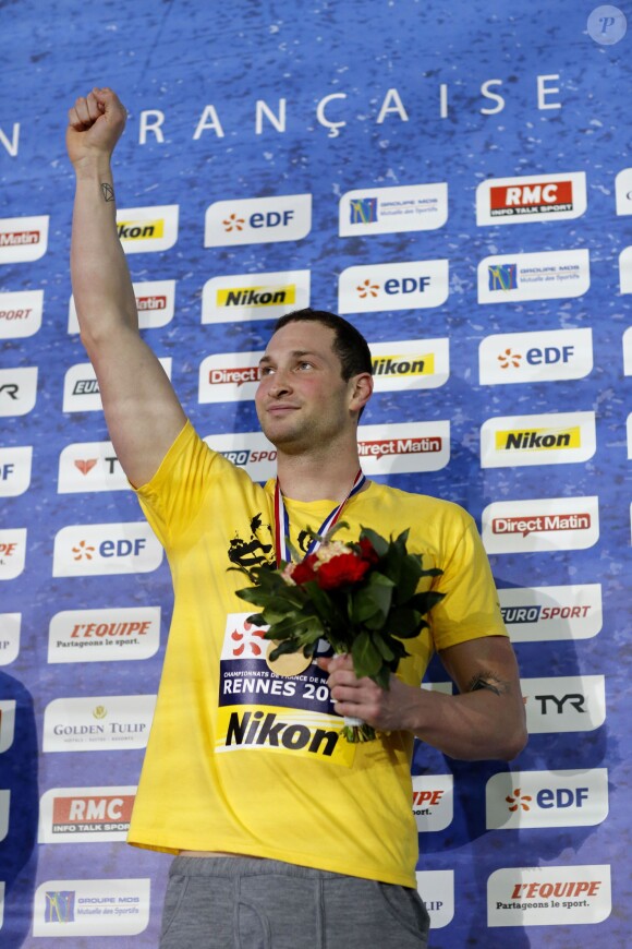 William Meynard lors des championnats de France 2013, à Rennes le 12 avril 2011