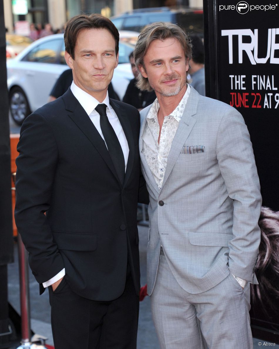 Sam Trammell et Stephen Moyer - Première de la 7e et ultime saison de &quot;True Blood&quot; au Grauman&#039;s Chinese Theatre à Los Angeles, le 17 juin 2014.