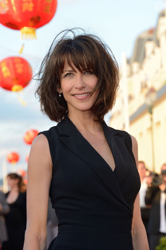 Sophie Marceau lors de la cérémonie de clôture du 28e Festival du film romantique de Cabourg le 14 juin 2014.
