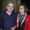 Exclusif - Christian Rauth et Mireille Dumas au dîner avec les membres du comité d'honneur de l'ADMD (l'Association pour le Droit de Mourir dans la Dignité) au Buddha Bar à Paris, le 17 juin 2014.