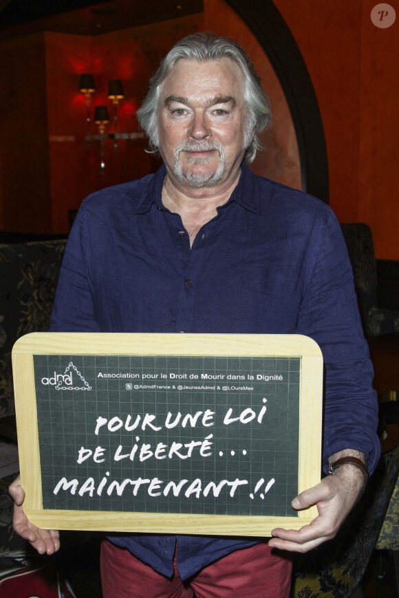 Exclusif - Christian Rauth au dîner avec les membres du comité d'honneur de l'ADMD (l'Association pour le Droit de Mourir dans la Dignité) au Buddha Bar à Paris, le 17 juin 2014.