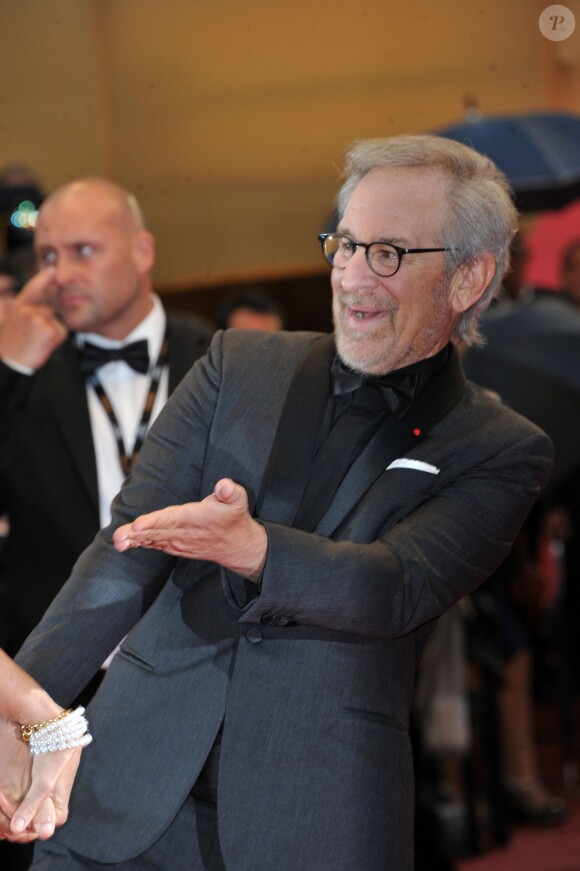 Steven Spielberg à Cannes, le 18 mai 2013.