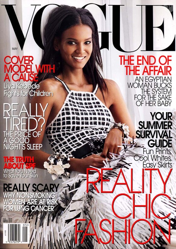 Liya Kebede, photographiée par Steven Meisel pour Vogue. Numéro de mai 2005.