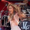 La jolie Jennifer Lopez a donné un mini concert lors de son passage sur le plateau de l'émission "Good Morning America" à New York. Le 20 juin 2014
