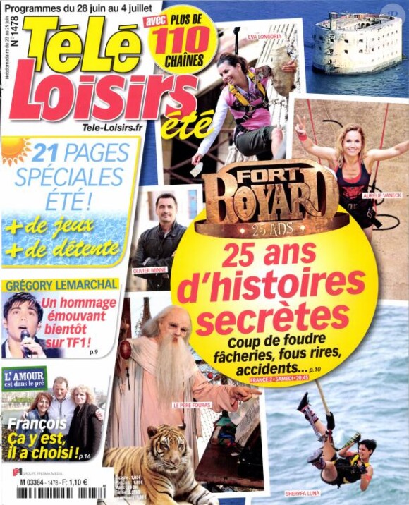 Magazine Télé-Loisirs du 28 au 4 juillet 2014.